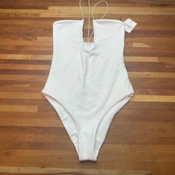Jade Swim Micro Naomi Swimsuit white Small - Picture 2 of 10